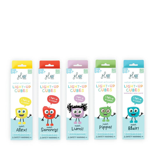 Glo Pals – Water Activated Light-Up Sensory Toys (4 Pack)