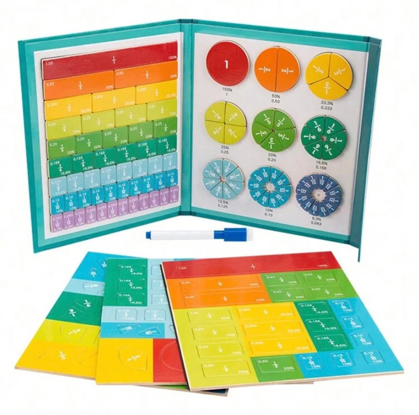 Magnetic Fractions Math Kit