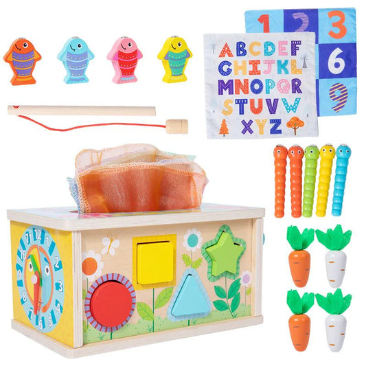 Educational Pop-Out Tissue Box Toy