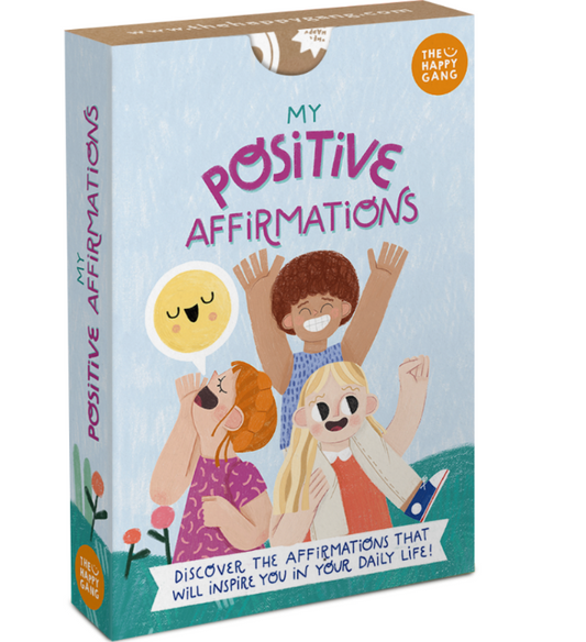 The Happy Gang - My Positive Affirmations - Life Skills Flashcards for Parents & Kids