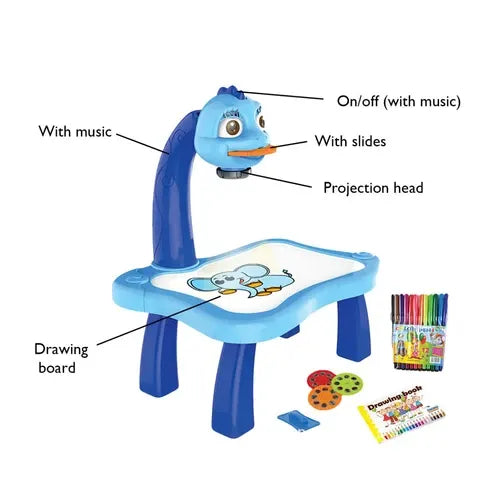LED Trace & Paint Projector Table (blue)